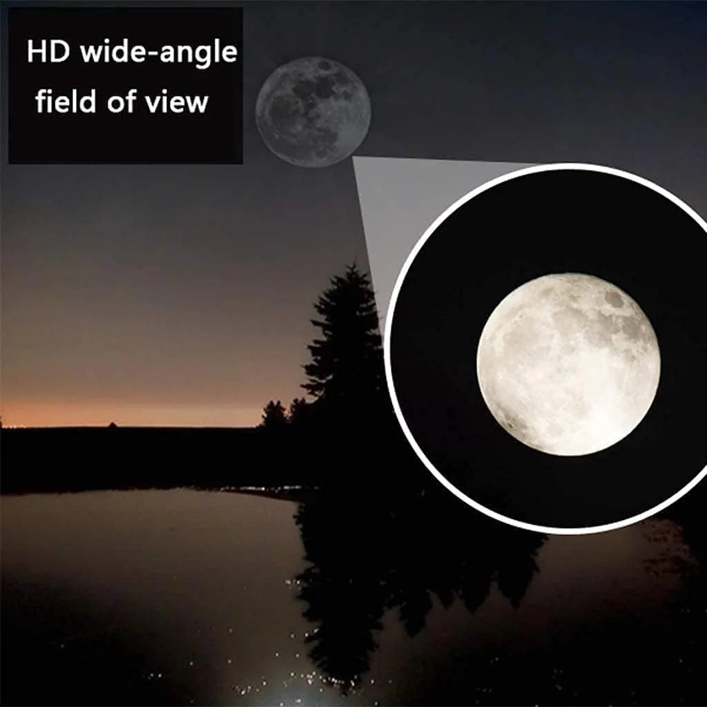 تلسکوپ منوچشمی قابل حمل 40X60 با زاویه دید گسترده و وضوح فوق العاده به همراه قطب نما، گیره تلفن و سه پایه مناسب فعالیت های خارج از منزل