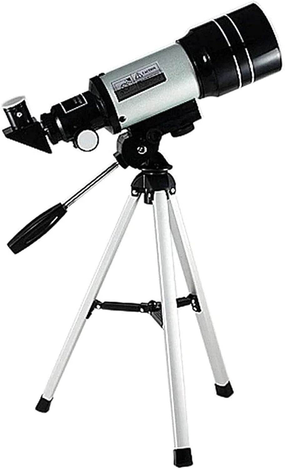 تلسکوپ HD تک چشمی مناسب برای ستاره‌نگاری کودکان و دانش‌آموزان، با قدرت بالا و قابلیت مشاهده آسمان و زمین (مشکی 22x11x46 سانتی‌متر)