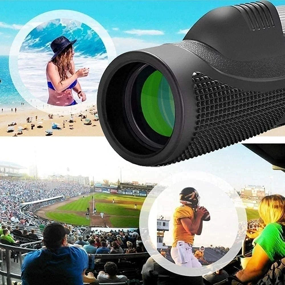 تلسکوپ تک چشمی 40x60 با کیفیت بالا، قابلیت عکس و فیلمبرداری در نور کم، چشمی بزرگ، مینی قابل حمل و ضد آب