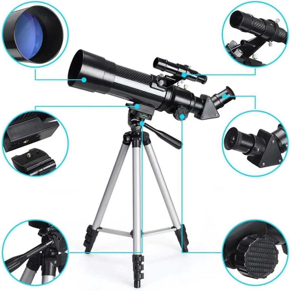 تلسکوپ برای بزرگسالان، زوم نقطه ای، آینه ای، تک چشمی ضد آب، تلسکوپ نجومی قابل حمل برای مبتدیان تلسکوپ برای بزرگسالان، زوم نقطه ای، آینه ای، تک چشمی ضد آب، تلسکوپ نجومی قابل حمل برای مبتدیان