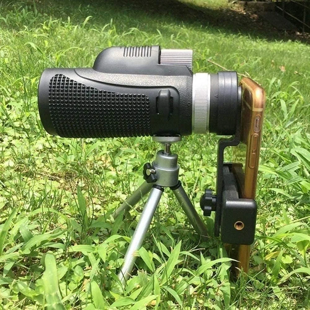 تلسکوپ تک چشمی 40x60 با کیفیت بالا، قابلیت عکس و فیلمبرداری در نور کم، چشمی بزرگ، مینی قابل حمل و ضد آب