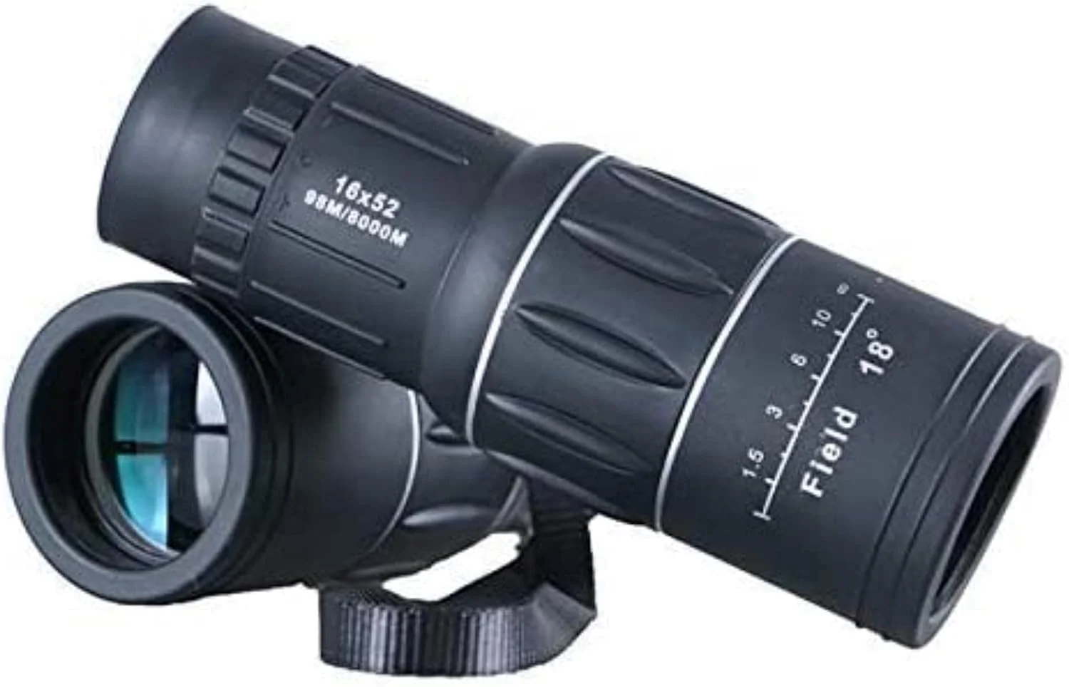 تلسکوپ تک چشمی HD 16X52 با قابلیت زوم دوگانه و بزرگنمایی قوی، مناسب برای پرنده نگری و هدیه