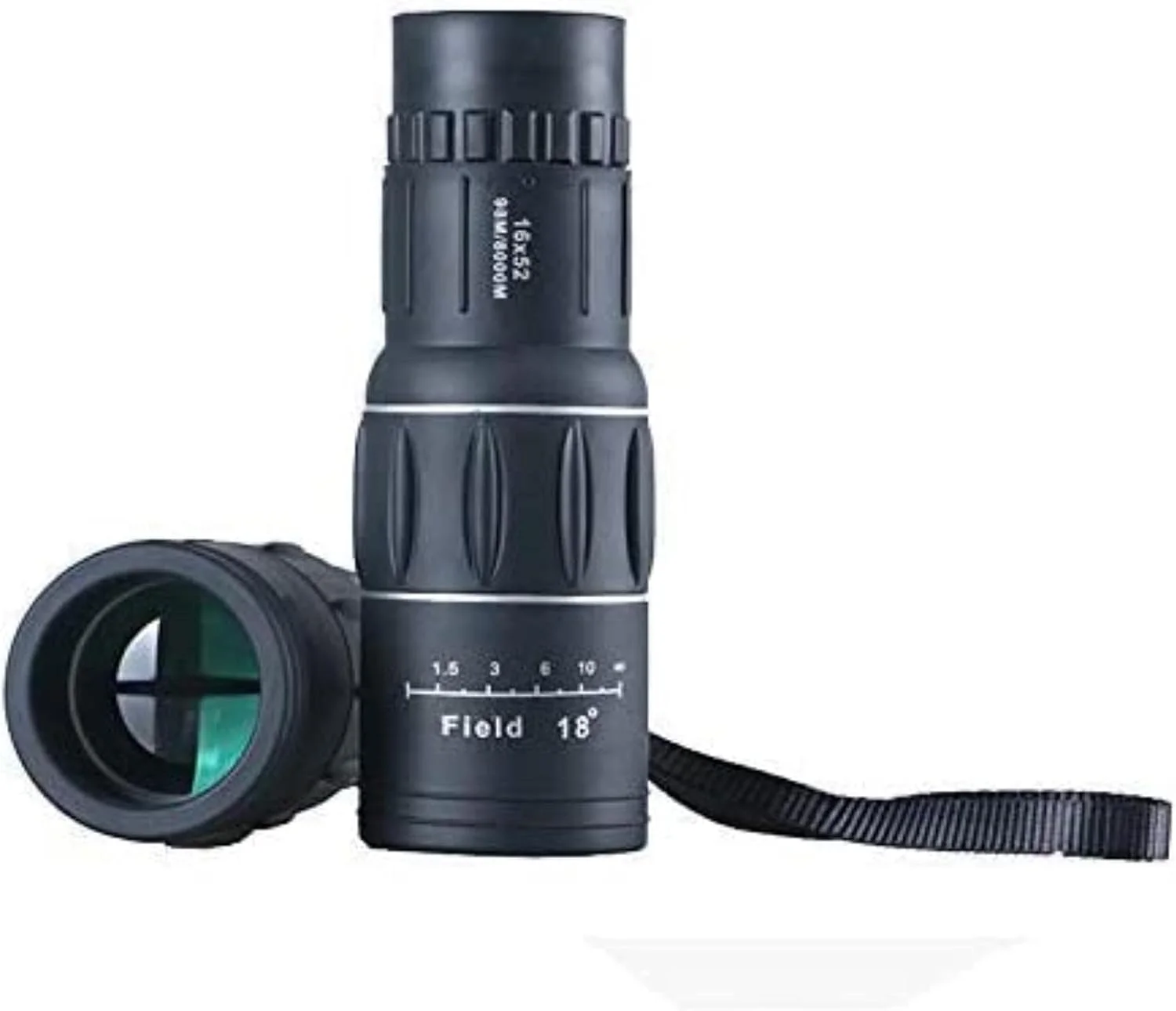 تلسکوپ تک چشمی HD 16X52 با قابلیت زوم دوگانه و بزرگنمایی قوی، مناسب برای پرنده نگری و هدیه