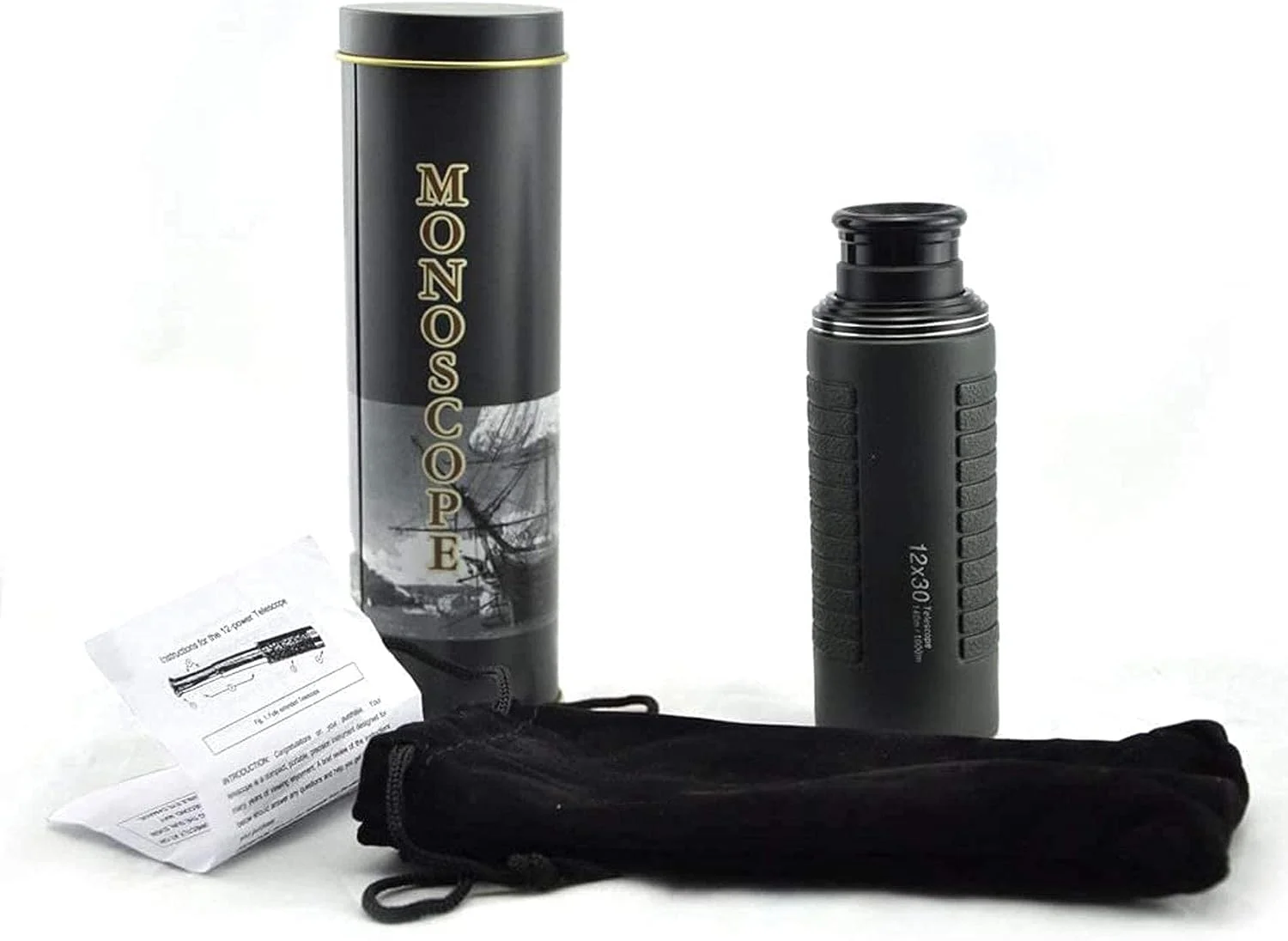 تلسکوپ تک چشمی 12x30، تلسکوپ تک چشمی قابل حمل با قدرت فوق العاده بالا، مونوچشمی دستی تلسکوپ تک چشمی 12x30، تلسکوپ تک چشمی قابل حمل با قدرت فوق العاده بالا، مونوچشمی دستی