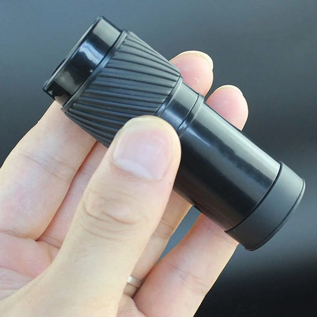 تک چشمی کوچک قابل حمل 8x21 با قدرت بالا و ضد آب به همراه گیره نگهدارنده تلفن، منشور BAK4، تلسکوپ با فوکوس دوگانه برای کمپینگ، مسافرت و شکار