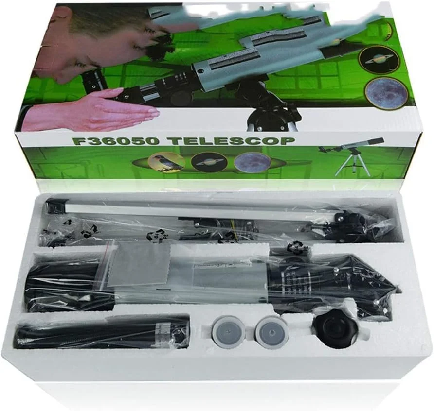 تلسکوپ تک چشمی پرقدرت 787100، تلسکوپ علمی آزمایشگاهی HD برای رصد ستارگان و ماه در فضای باز