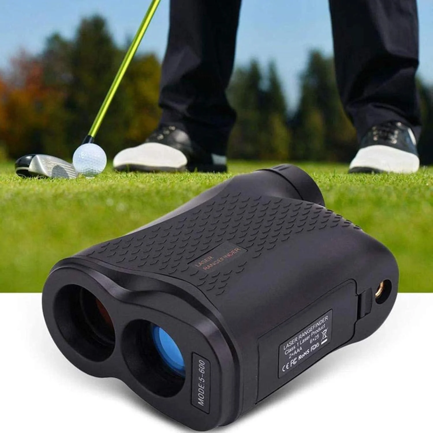 تلسکوپ تک چشمی با مسافت یاب برای گلف، اندازه گیری فاصله و سرعت