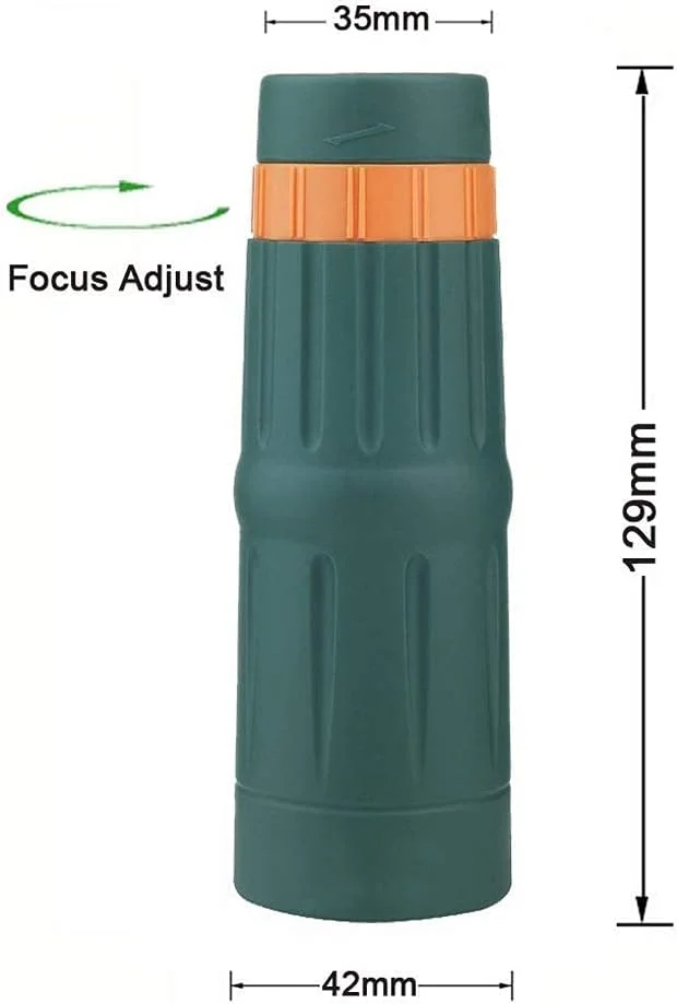 تلسکوپ مونوکولار 9x32 با قدرت بالا، مونوکولار قابل حمل و جمع و جور با منشور BAK4 و لنز FMC به همراه آداپتور تلفن هوشمند برای تماشای پرندگان، تئاتر و کنسرت