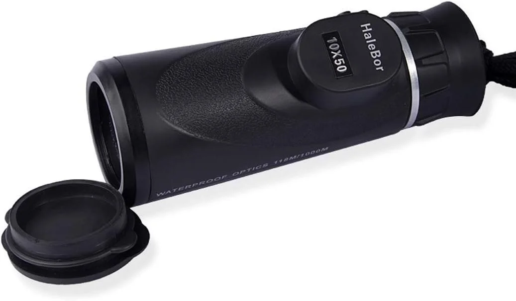 تلسکوپ تک چشمی HD با قدرت بالا، ضد آب، به همراه آداپتور تلفن همراه، ایده آل برای تماشای پرندگان، پیاده روی و کنسرت