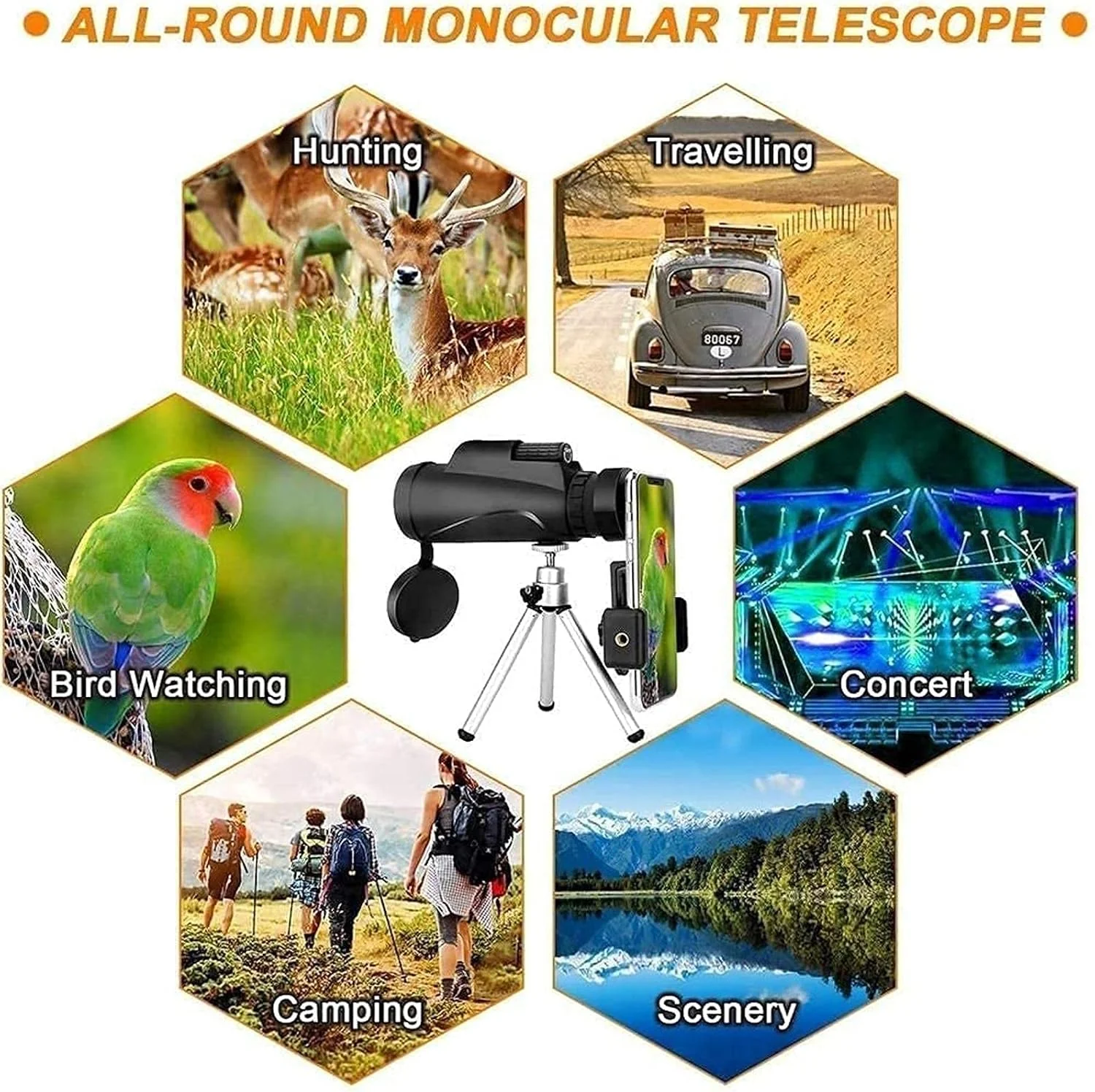 تلسکوپ تک چشمی با بزرگنمایی 40x60، تلسکوپ تک چشمی برای بزرگسالان، ابزار تلسکوپ فوق العاده شفاف و قدرتمند، تلسکوپ بیرونی با ساخت تلسکوپ تک چشمی با بزرگنمایی 40x60، تلسکوپ تک چشمی برای بزرگسالان، ابزار تلسکوپ فوق العاده شفاف و قدرتمند، تلسکوپ بیرونی با ساخت