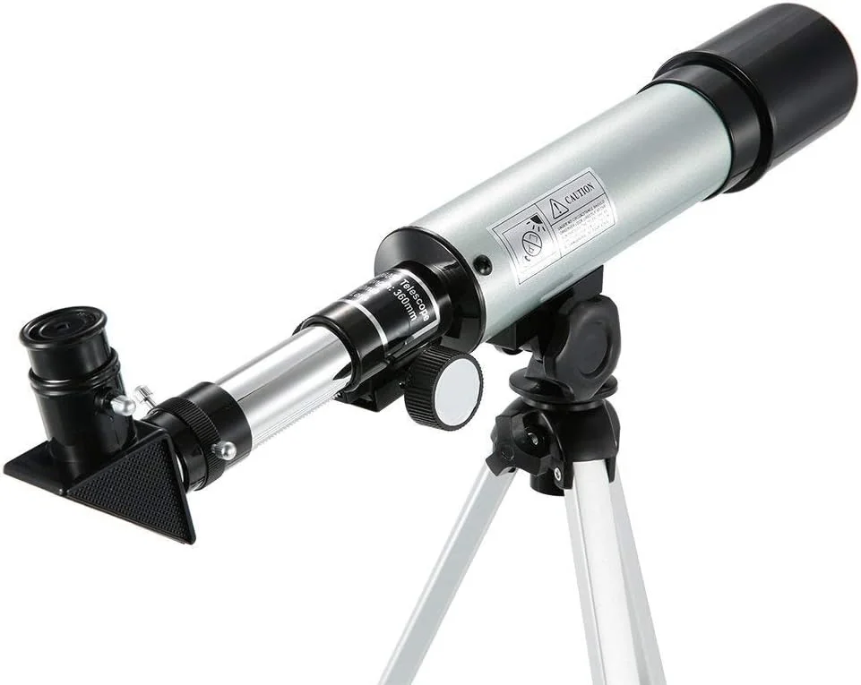 تلسکوپ تک چشمی بیرونی، مناسب فضا، نجوم و منظره + سه پایه قابل حمل