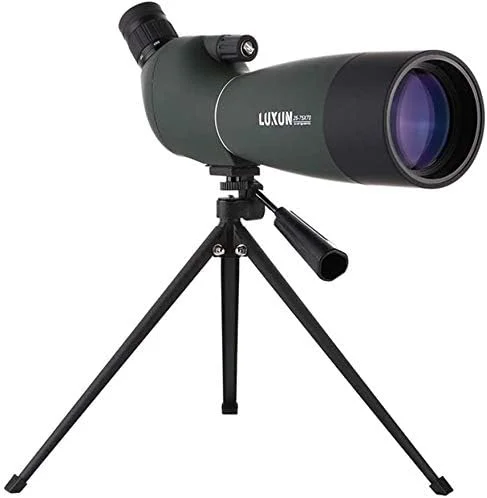 تلسکوپ تک چشمی 25-75x70 با منشور BAK4 مناسب بزرگسالان برای تماشای پرندگان، کنسرت، کمپینگ و پیاده روی
