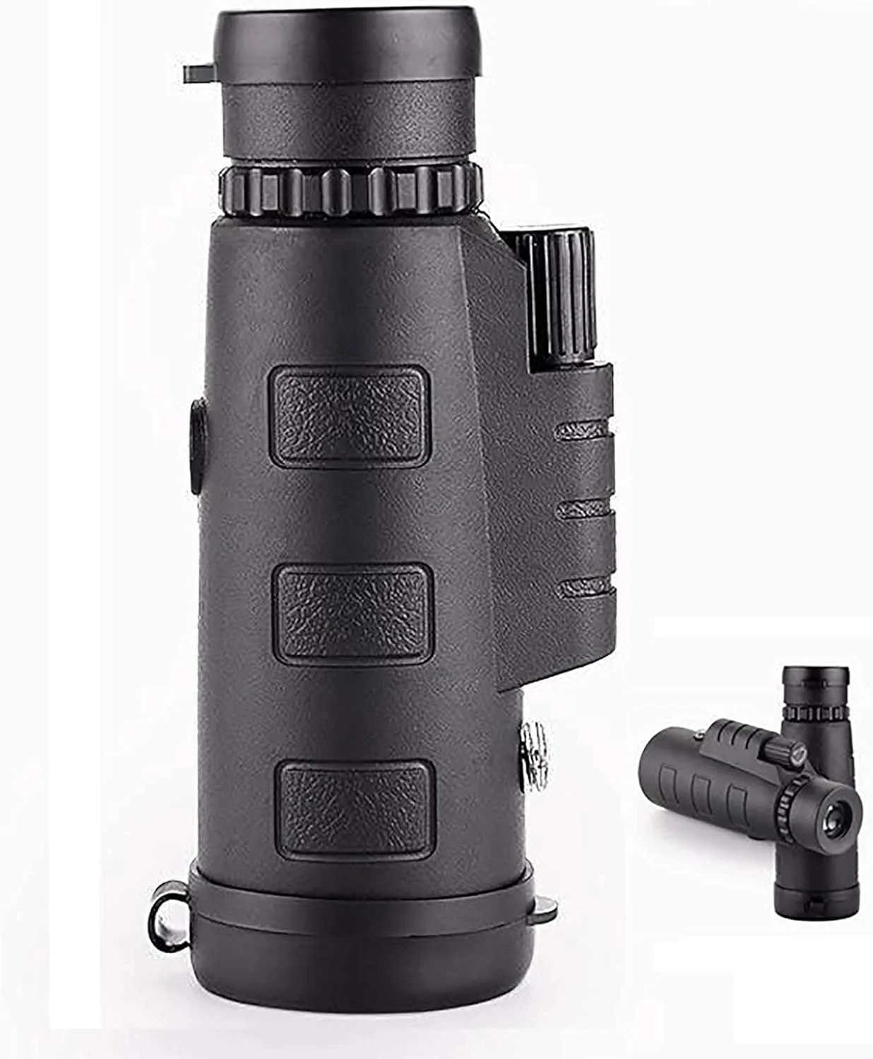 تلسکوپ تک چشمی بزرگنمایی 40X60 با قدرت بالا HD برای بزرگسالان، مناسب تماشای پرندگان به همراه هولدر موبایل و سه پایه، منشور BAK4 برای حیات وحش، کمپینگ و مسافرت