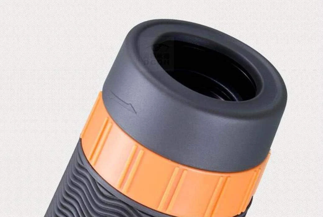 تلسکوپ تک چشمی کوچک قابل حمل ضد آب با گیره عکس تلفن همراه برای تماشای مناظر در سفر و فضای باز