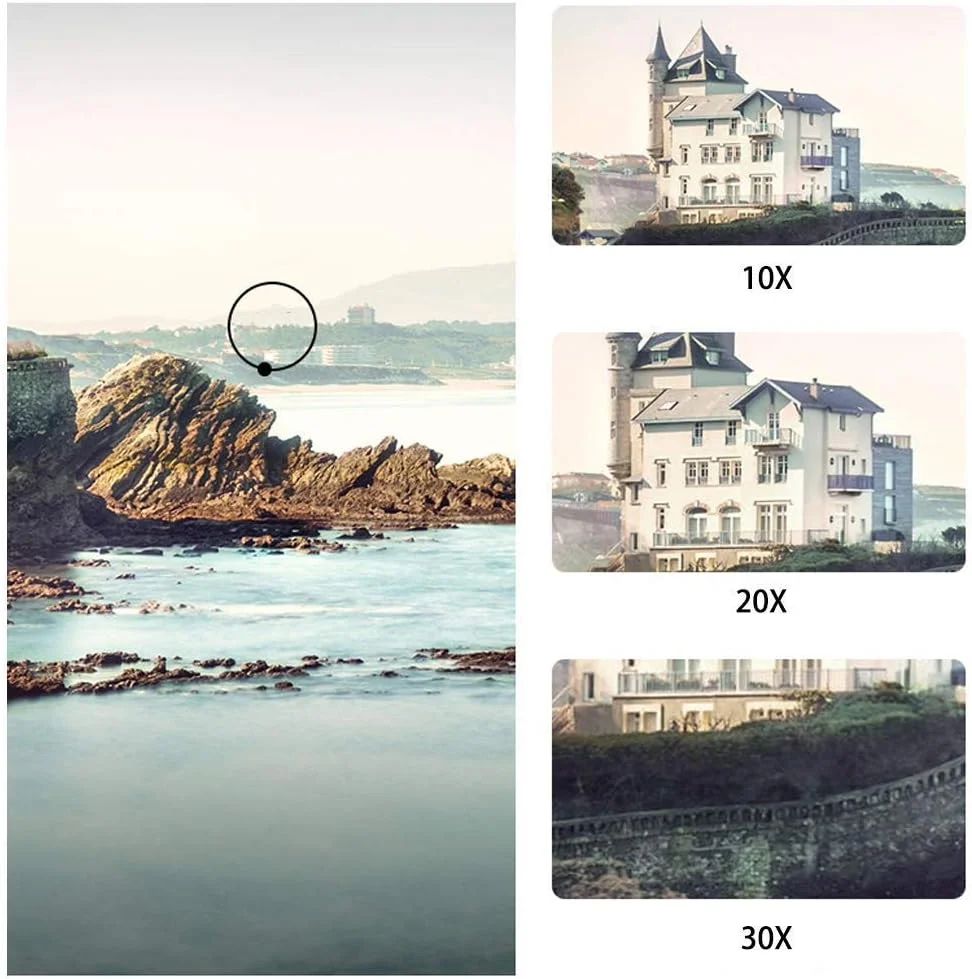 تلسکوپ تک چشمی 42x32-10 زوم HD با قدرت بالا، منشور BAK4، لنز FMC، به همراه آداپتور تلفن هوشمند و سه پایه برای بزرگسالان و کودکان، مناسب تماشای پرندگان