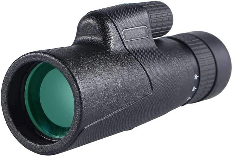 تلسکوپ تک چشمی 10-30x42 با بزرگنمایی بالا، جمع و جور و بادوام، به همراه آداپتور تلفن هوشمند و سه پایه، منشور BAK4 و لنز FMC، مناسب برای بزرگسالان و کودکان، تماشای پرندگان