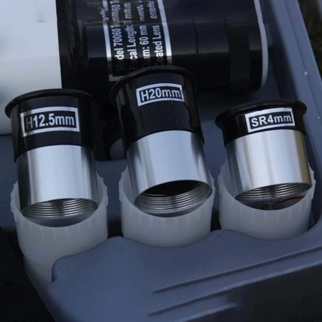 تلسکوپ نجومی دید در شب زوم تک چشمی با قابلیت فوکوس دستی، لنز شیشه ای اپتیکال با پوشش کامل + سه پایه 525 برابر