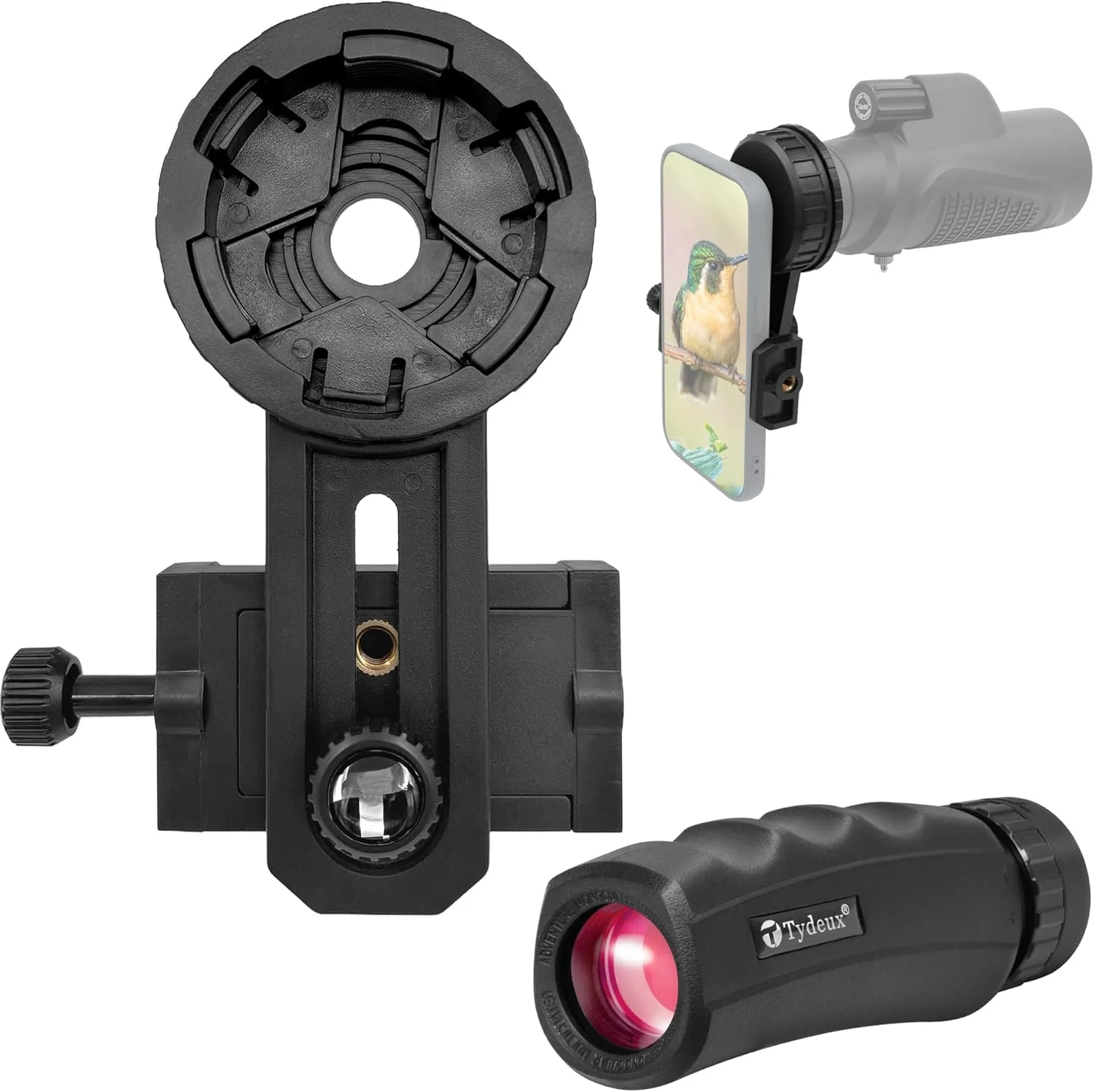 تلسکوپ تک چشمی 10x25 - همراه با آداپتور تلسکوپ تلفن هوشمند