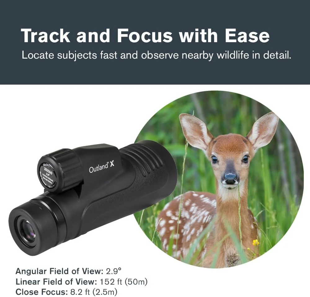 تک چشمی سلسترون Outland X 20x50 - شامل آداپتور تلفن هوشمند و سه پایه - لنز شیئی بزرگ 50 میلی متری - اپتیک چند لایه - منشور BaK-4 - ضد آب و ضد مه - کیف کمری شامل تک چشمی سلسترون Outland X 20x50 - شامل آداپتور تلفن هوشمند و سه پایه - لنز شیئی بزرگ 50 میلی متری - اپتیک چند لایه - منشور BaK-4 - ضد آب و ضد مه - کیف کمری شامل