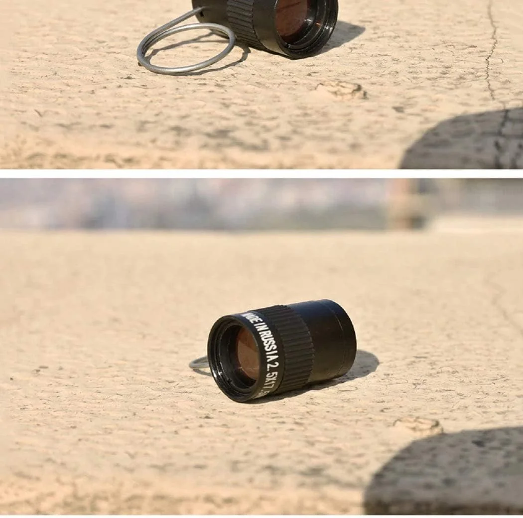 تلسکوپ جیبی کوچک قابل حمل 2.5x17.5 با لنز شیشه ای اپتیکال چند لایه مناسب تماشای پرندگان، کمپینگ و پیاده روی
