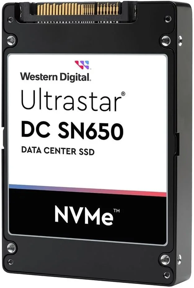 حافظه اس اس دی 2.5 اینچی وسترن دیجیتال مدل Ultrastar SN650 با ظرفیت 7.68 ترابایت (PCIe 4.0/NVMe) (Di)
