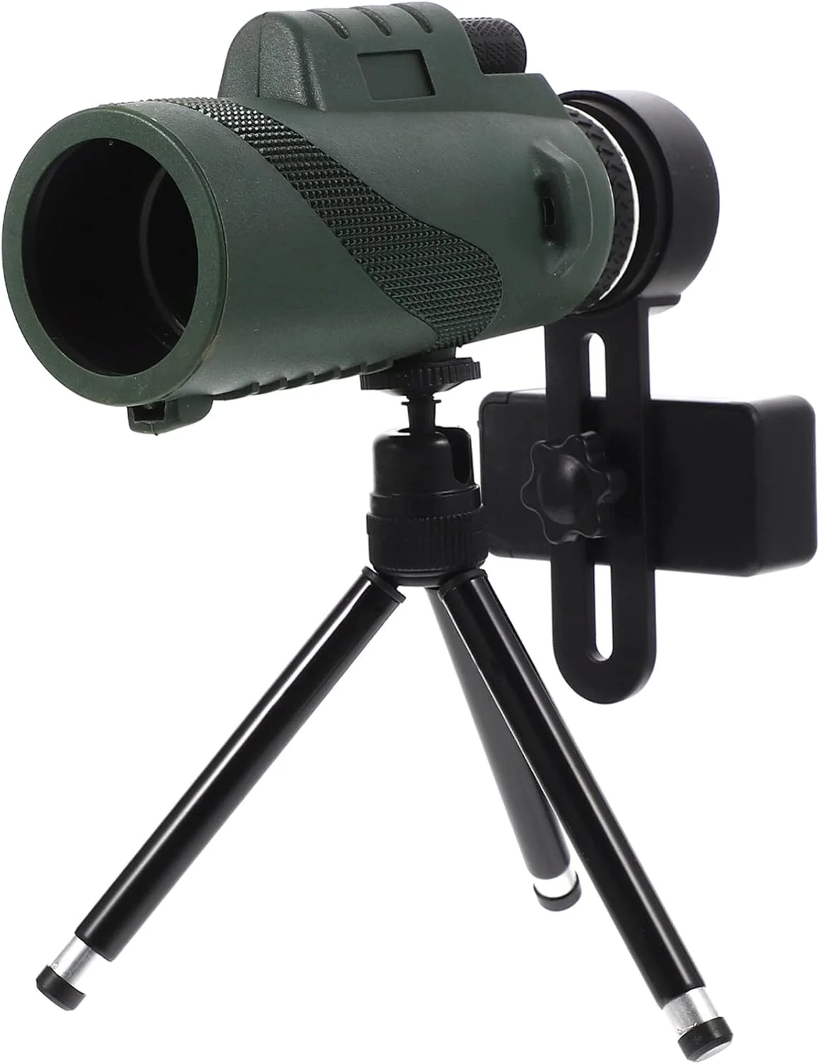 تلسکوپ تک چشمی BESPORTBLE با لنز زاویه باز مناسب تماشای پرندگان، شکار، کمپینگ و فعالیت های خارج از منزل به همراه آداپتور تلفن هوشمند و سه پایه