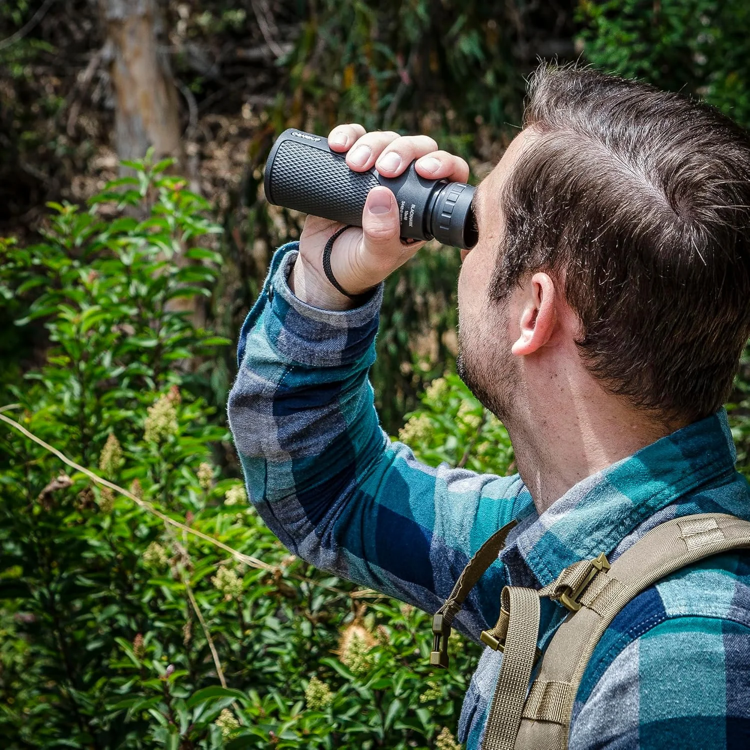 تک چشمی ضدآب بارسکا Blackhawk – جمع و جور، ضد مه، اپتیک چند لایه، دستگیره ضد لغزش برای تماشای پرندگان، پیاده روی، ورزش، کنسرت ها و استفاده در فضای باز