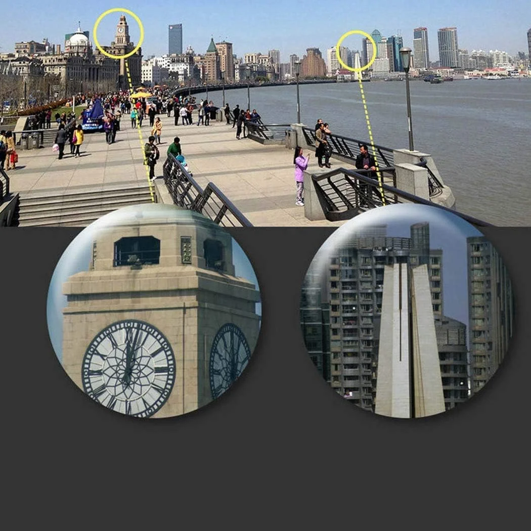 تلسکوپ نجومی با بزرگنمایی ۱۸۰ برابر، تک چشمی با فوکوس دستی، ضد آب و قدرت بالا به همراه سه پایه برای مسافرت