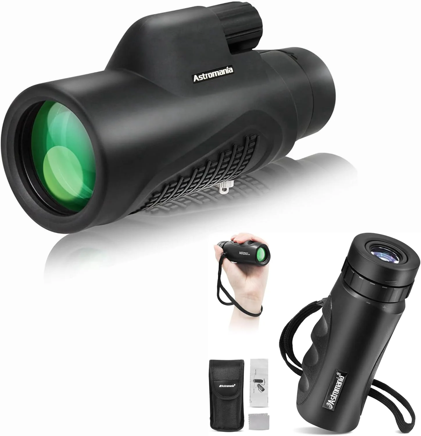 تک چشمی فشرده ضد آب 8x25 ارتقا یافته Astromania - همراه با - تلسکوپ تک چشمی منشوری 10X42 HD K9