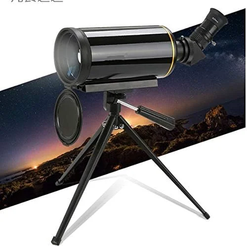 تلسکوپ نجومی 90/1000 با سه پایه و مونوکولار با فوکوس طولانی برای تماشای سیارات و فضا