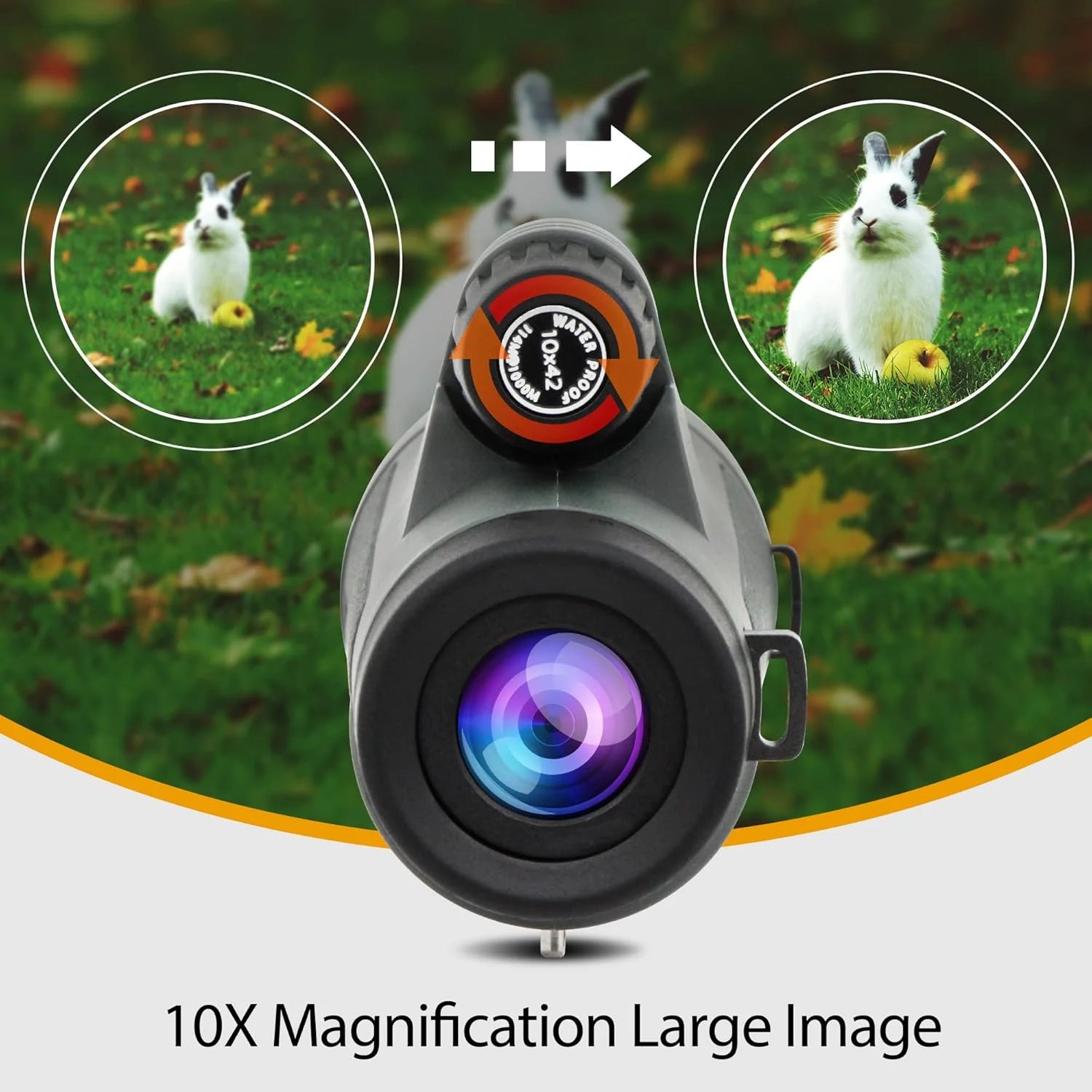 تلسکوپ تک چشمی فشرده ضد آب 8x25 ارتقا یافته Astromania - همراه با تک چشمی منشوری قدرتمند 10X42 BAK4 تلسکوپ تک چشمی فشرده ضد آب 8x25 ارتقا یافته Astromania - همراه با تک چشمی منشوری قدرتمند 10X42 BAK4