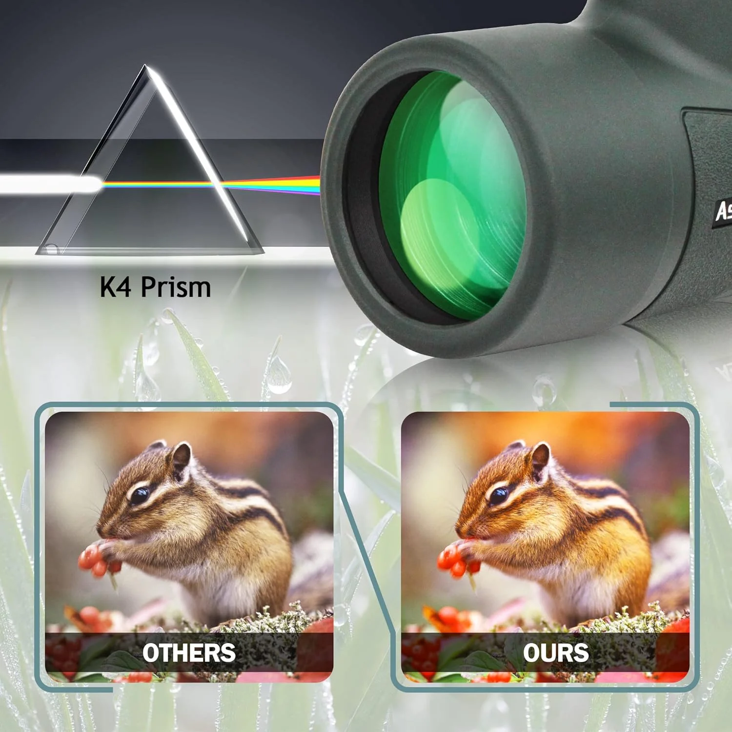 تک چشمی فشرده ضد آب 10x25 ارتقا یافته آسترومانیا - همراه با تک چشمی منشوری 8X42 BAK4 با قدرت بالا تک چشمی فشرده ضد آب 10x25 ارتقا یافته آسترومانیا - همراه با تک چشمی منشوری 8X42 BAK4 با قدرت بالا