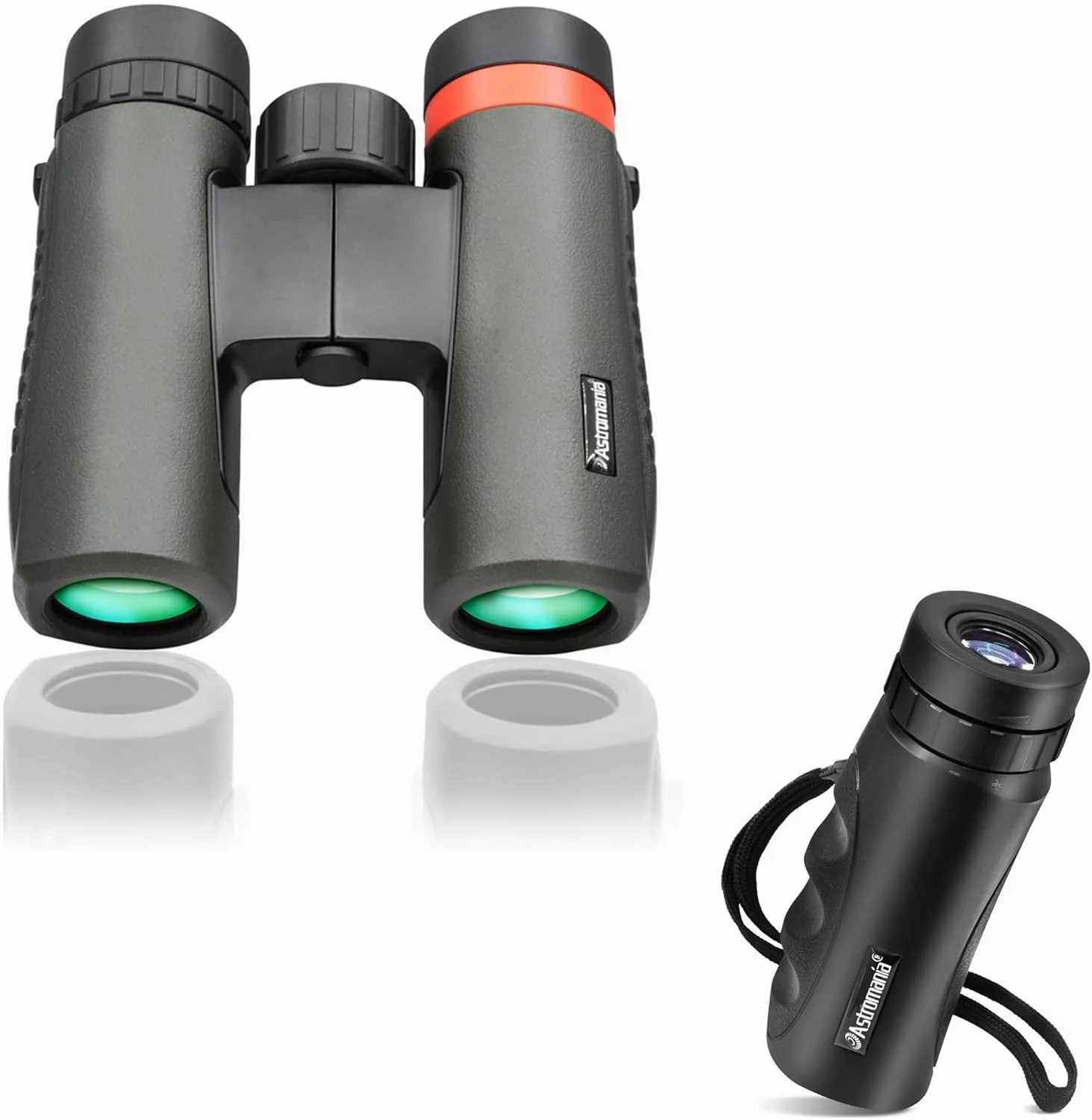تک چشمی فشرده ضد آب 8x25 ارتقا یافته Astromania - همراه با - دوربین دوچشمی فشرده ضد آب 10x26 برای مسافرت
