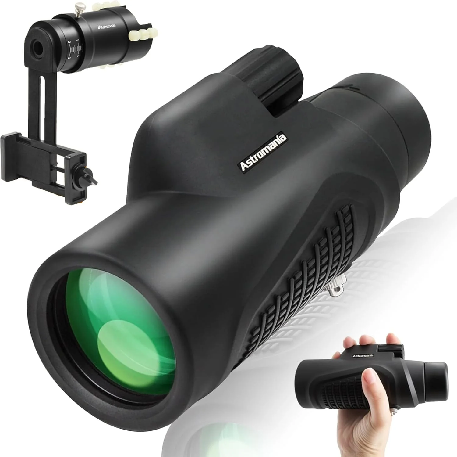 آداپتور اتصال دوربین به پایه تلسکوپ تفنگی Astromania - همراه با - تلسکوپ منوچشمی HD K9 Prism 8X42