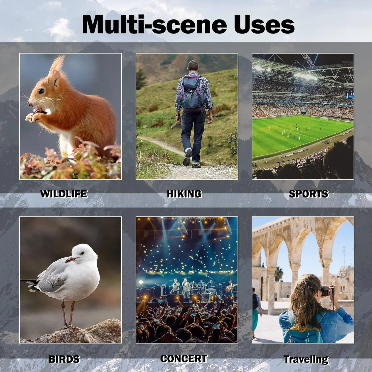 آداپتور اتصال دوربین به پایه تلسکوپ تفنگی Astromania - همراه با - تلسکوپ منوچشمی HD K9 Prism 8X42