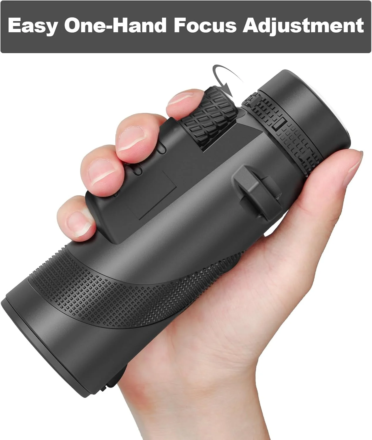 تلسکوپ تک چشمی 8x42 با قدرت بالا برای بزرگسالان - اپتیک با کیفیت بالا، جمع و جور و قابل حمل، فوکوس تک دست، میدان دید گسترده برای تماشای پرندگان، پیاده روی، ورزش و کنسرت