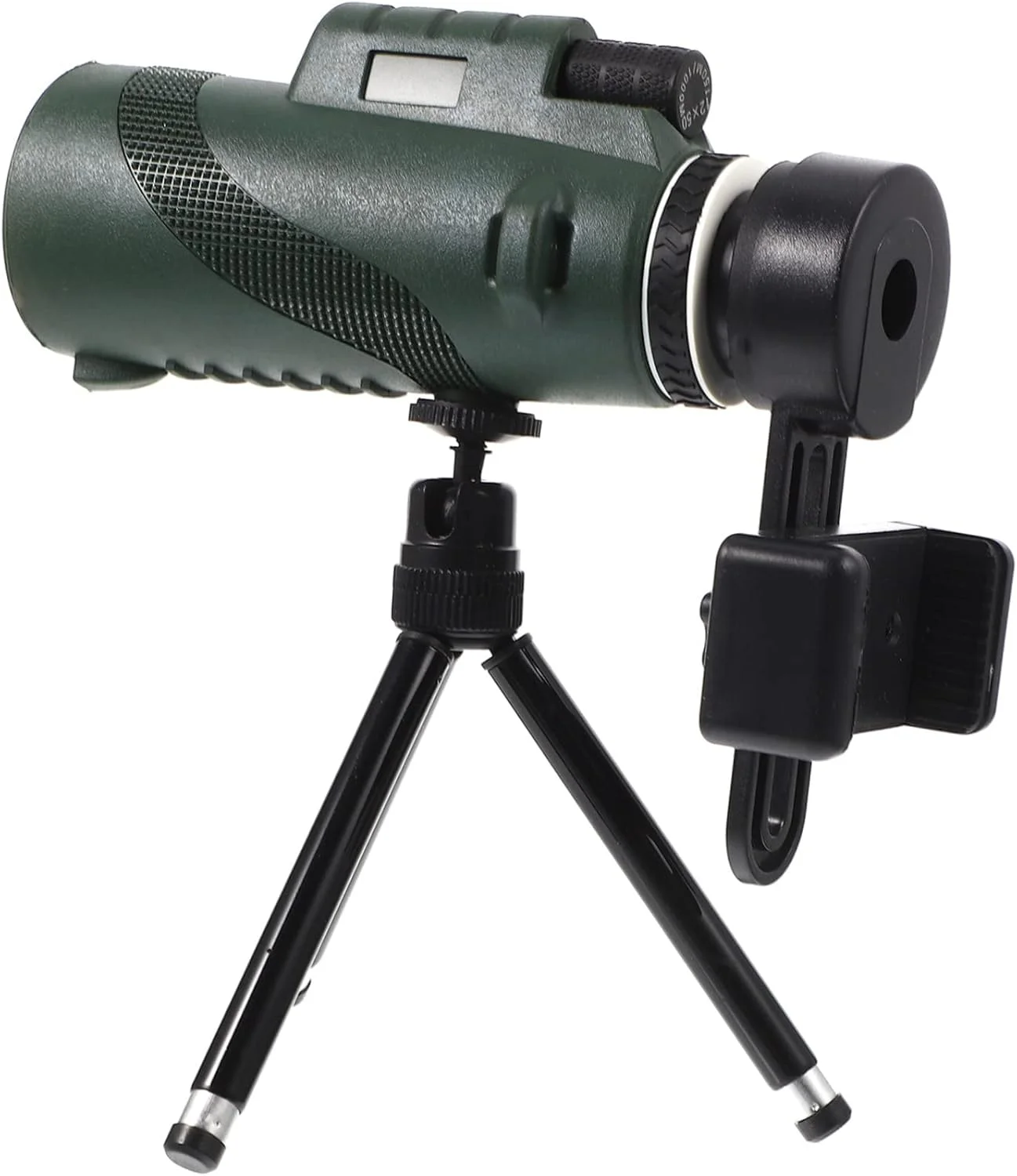 تلسکوپ تک چشمی آنگولی، مناسب فضای باز به همراه آداپتور تلفن هوشمند و سه پایه، بزرگنمایی بالا، مناسب تماشای پرندگان، پیاده روی، کمپینگ و گردشگری