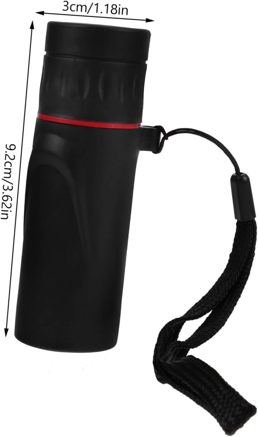 تلسکوپ تک چشمی فشرده Angoily 10x25 برای بزرگسالان، اپتیک قابل حمل برای پیاده روی، تماشای پرندگان و مسافرت، سبک و حمل آسان