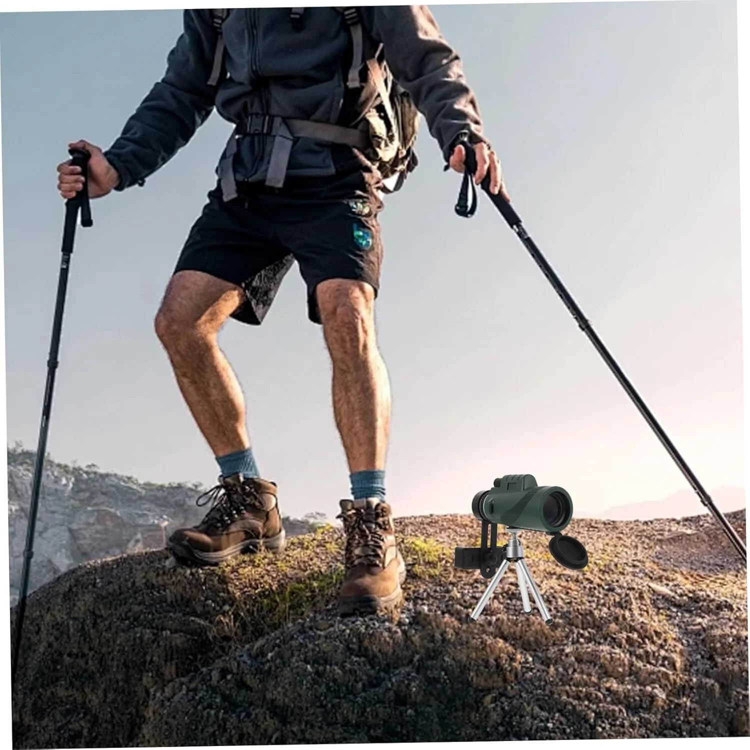 تلسکوپ تک چشمی قابل حمل Angoily برای تماشای پرندگان و پیاده روی به همراه پایه نگهدارنده گوشی هوشمند تلسکوپ تک چشمی قابل حمل Angoily برای تماشای پرندگان و پیاده روی به همراه پایه نگهدارنده گوشی هوشمند