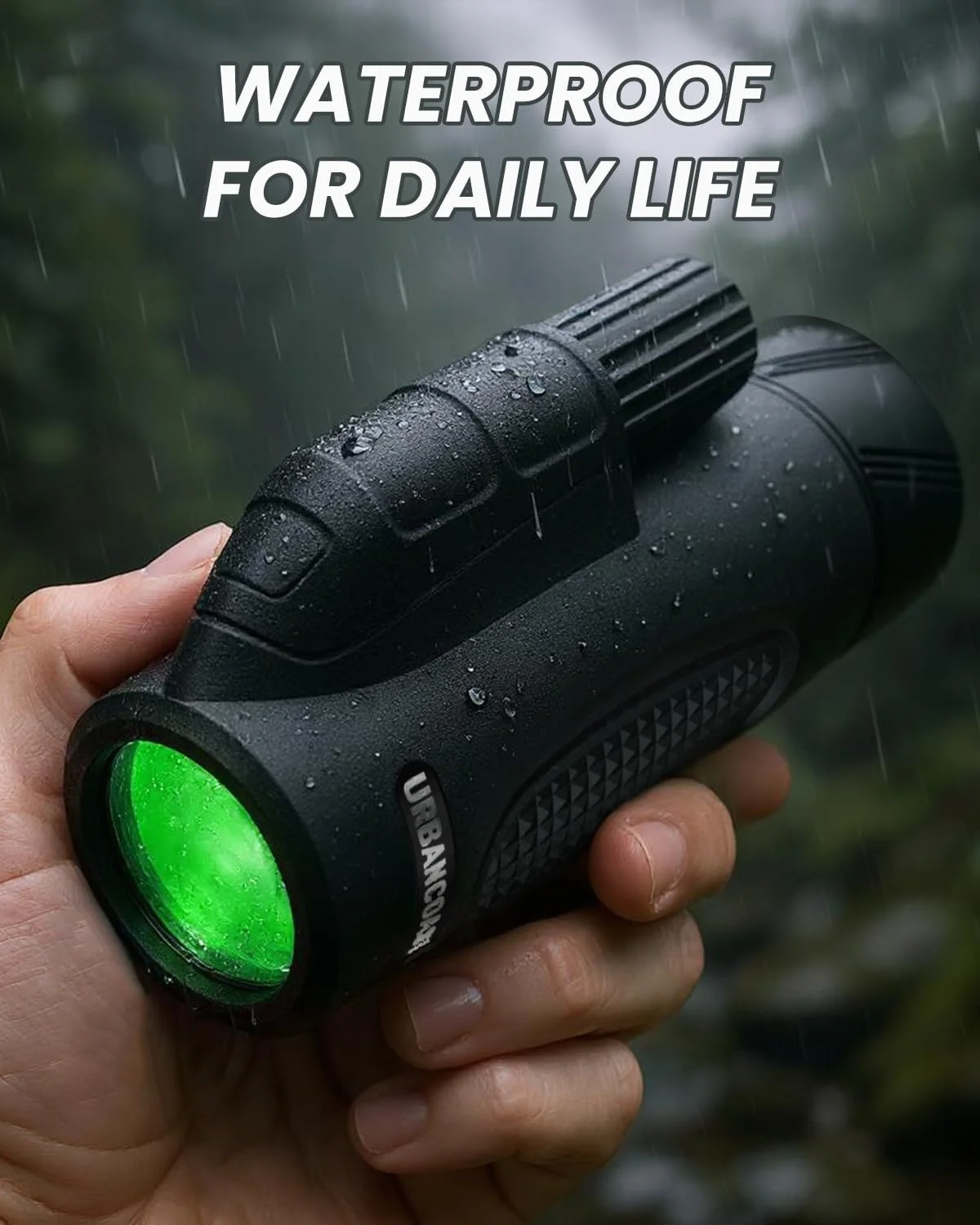 تلسکوپ تک چشمی 8X32 برای بزرگسالان، قدرت بالا، ضد آب، منشور BAK4، لنز FMC، مناسب برای تماشای پرندگان، پیاده روی، مسافرت، کمپینگ و کاوش در فضای باز