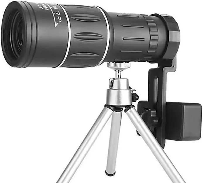 تلسکوپ تک چشمی 16x52 HD برای بزرگسالان و کودکان - تلسکوپ فشرده با قدرت بالا با منشور BAK-4 و لنز FMC - ضد آب و سبک وزن برای تماشای پرندگان، شکار، پیاده روی، مسافرت و هدیه