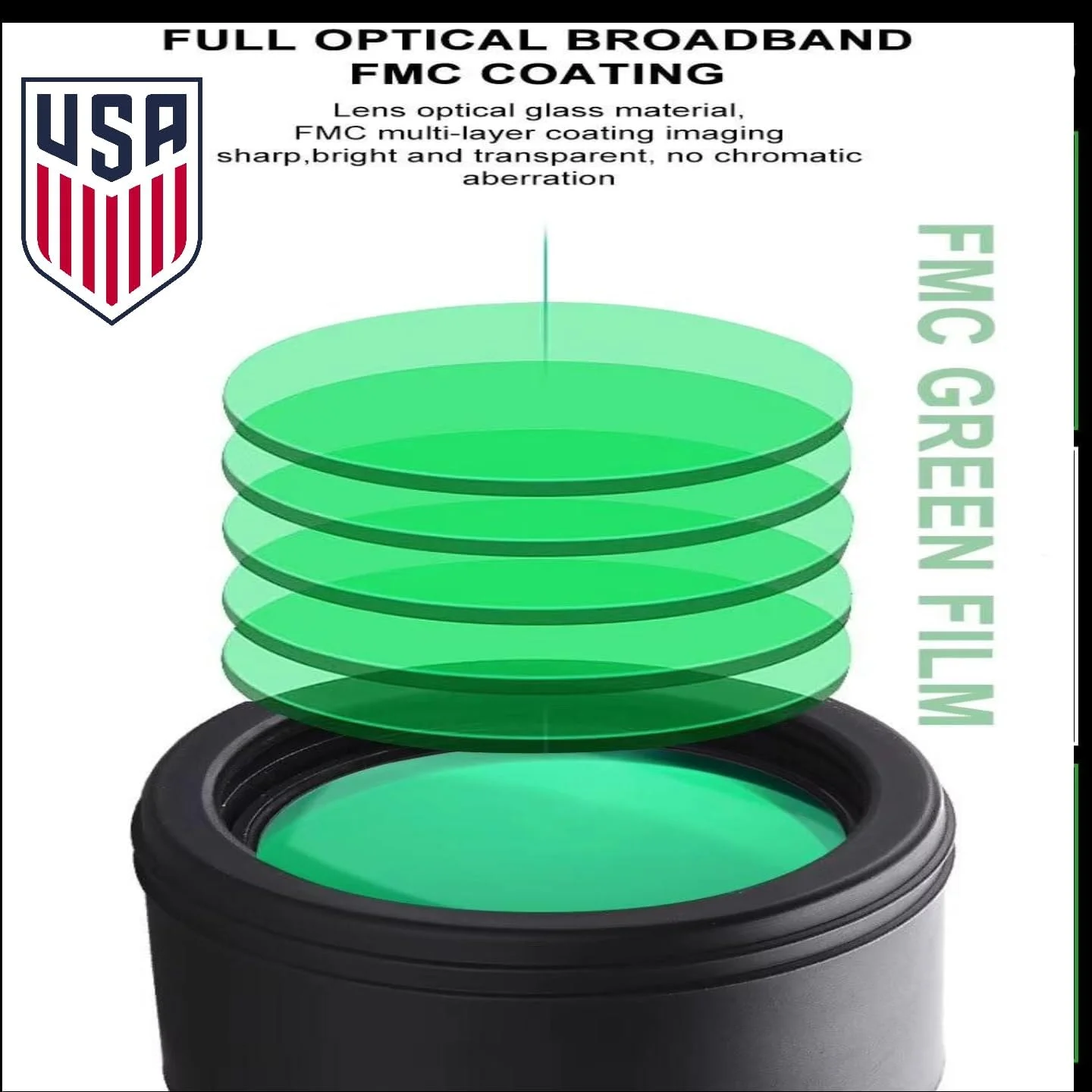 تلسکوپ تک چشمی 16x52 HD برای بزرگسالان و کودکان - تلسکوپ فشرده با قدرت بالا با منشور BAK-4 و لنز FMC - ضد آب و سبک وزن برای تماشای پرندگان، شکار، پیاده روی، مسافرت و هدیه