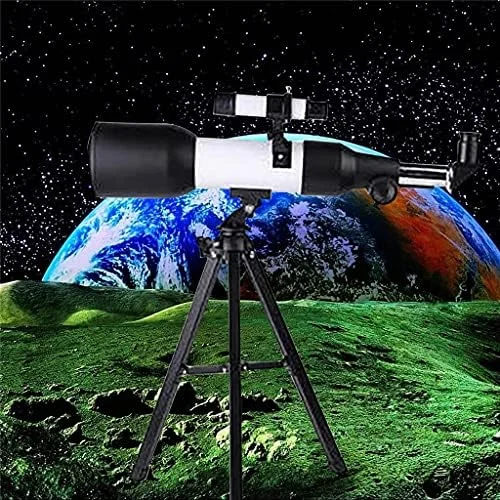 تلسکوپ فضایی شکستنی 15X-150X، تلسکوپ تک چشمی مسافرتی با سه پایه