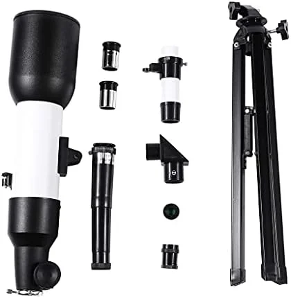 تلسکوپ فضایی شکستنی 15X-150X، تلسکوپ تک چشمی مسافرتی با سه پایه