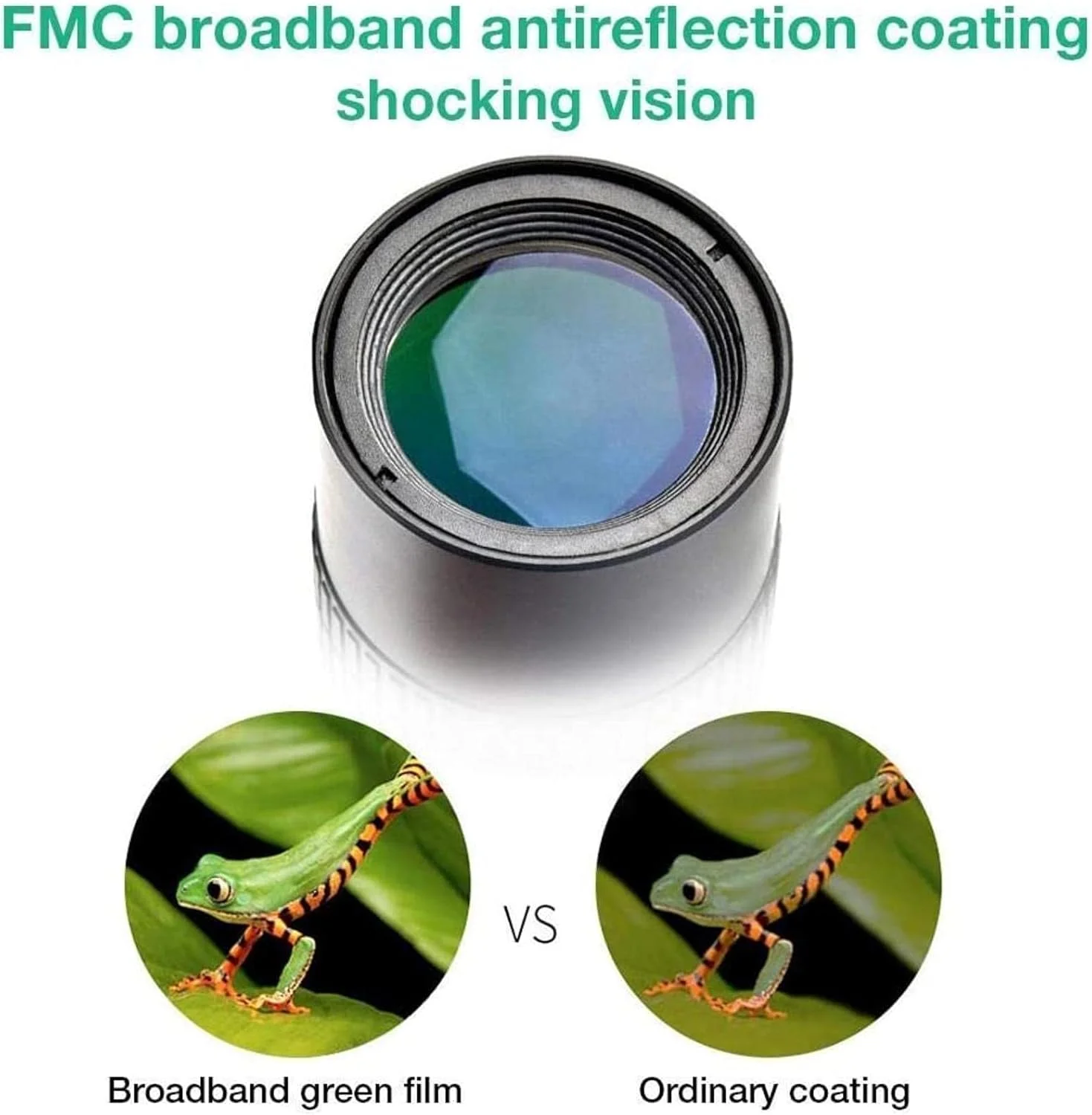 تلسکوپ مونوکولار زوم سوپر تله فوتو 4k 10-300x40mm، تلسکوپ سبک وزن HD قابل حمل برای فضای باز، لنز منشور فوکوس 1 مونوکولار - -300×40 مونوکولار + سه پایه + گیره عکس q1