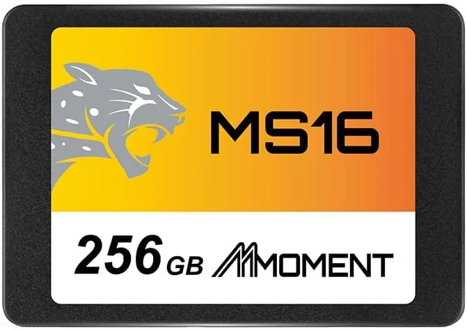 MMOMENT MS16 256GB SSD 2.5 اینچی ساخت تایوان، SATA3، 6Gb/s (سرعت خواندن تا 550MB/s)