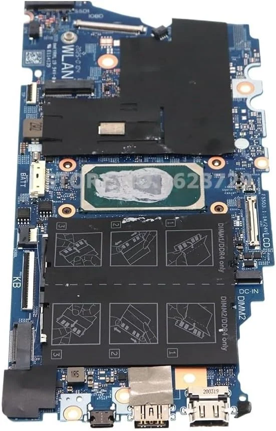 مادربرد لپ تاپ CN-0TG76R 0TG76R 06DNFY 19775-1 برای Inspiron 5401 5501 5408 5508 Vostro 5401 5501 با پردازنده SRGKL i5-1035G1 DDR4 (پردازنده I3-1005G1)