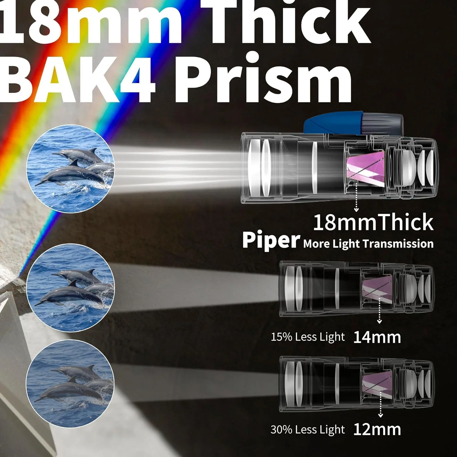 تلسکوپ تک چشمی گوسکی، 12x55 HD تک چشمی برای بزرگسالان با منشور BAK4 و لنز FMC، تک چشمی سبک وزن با آداپتور تلفن هوشمند مناسب برای تماشای پرندگان و شکار (آبی)