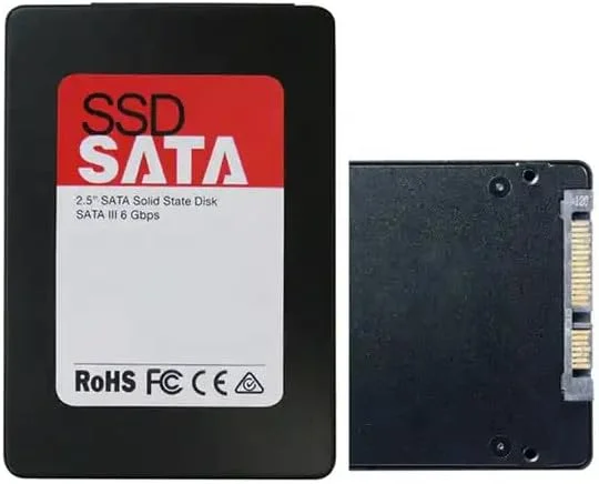 اس اس دی SATA III با ظرفیت 512 گیگابایت، 2.5 اینچی، سرعت خواندن 550 مگابایت بر ثانیه، تا 4 ترابایت 3D MLC/TLC/QLC DRAM - مناسب برای لپ تاپ/کامپیوتر رومیزی/PC سازگار با تمام سیستم عامل ها و بازی ها