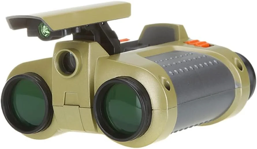 دوربین دید در شب پلاستیکی با نور، دوربین دوچشمی 4X30 با وضوح بالا برای بزرگسالان، مناسب کوهنوردی در فضای باز